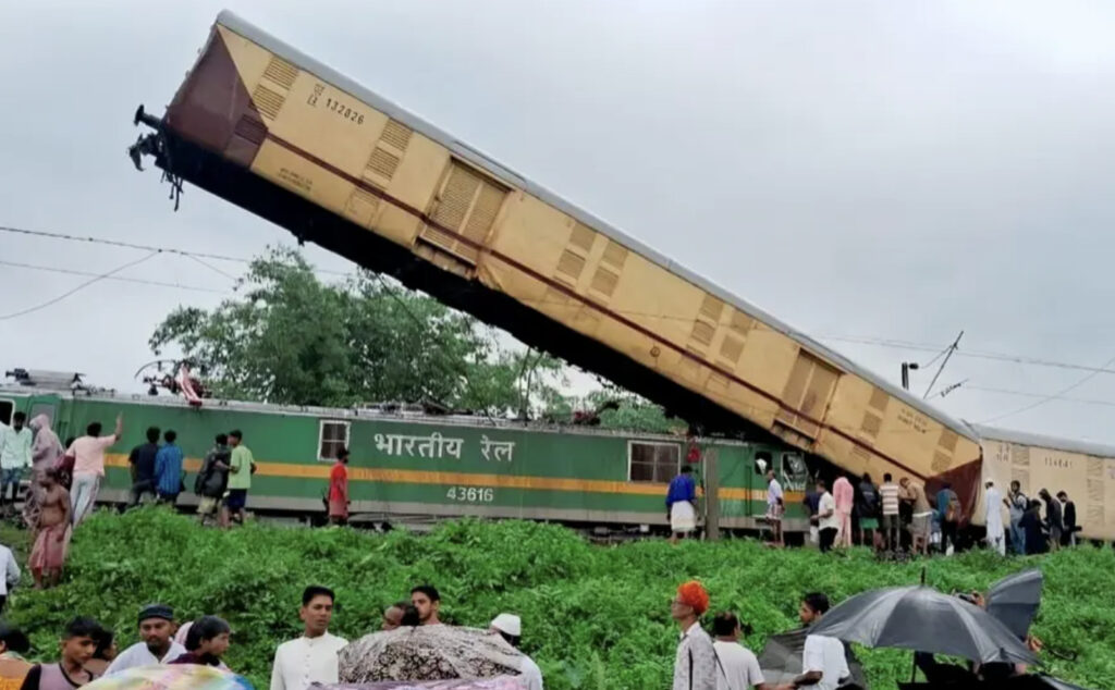 Goods Train Collides with Kanchanjunga Express Over 15 People Died